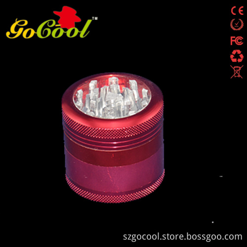 Best Quality Parts Chromium Crusher CNC Herb Grinder Heavier and Stronger Zink Alloy Grinder